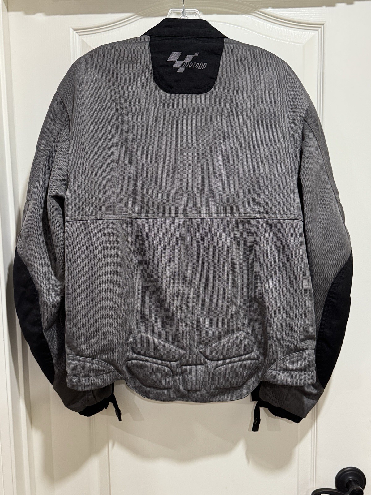 Grey Moto GP Race Nylon Jacket Men’s Size Small