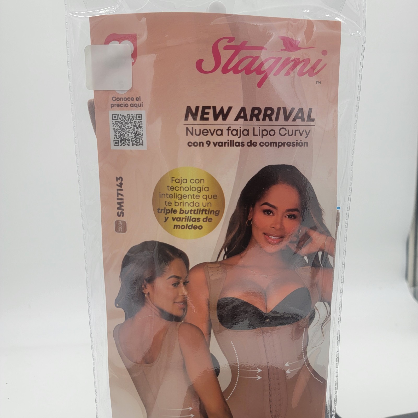Ultra-Invisible Girdle Fajas Stagmi SMI7143 Voluptuous Instant Lipo Effect $175!