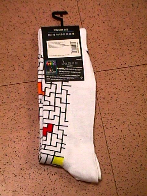 Iconic Nintendo video game logo SOCKS set TETRIS, Super Mario Bros MARIO & LUIGI