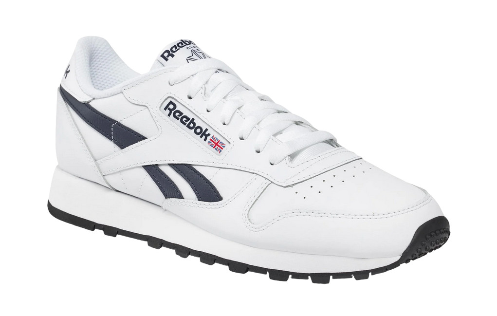 REEBOK MENS WHITE CLASSIC LEATHER SNEAKER 100033996 IF5516