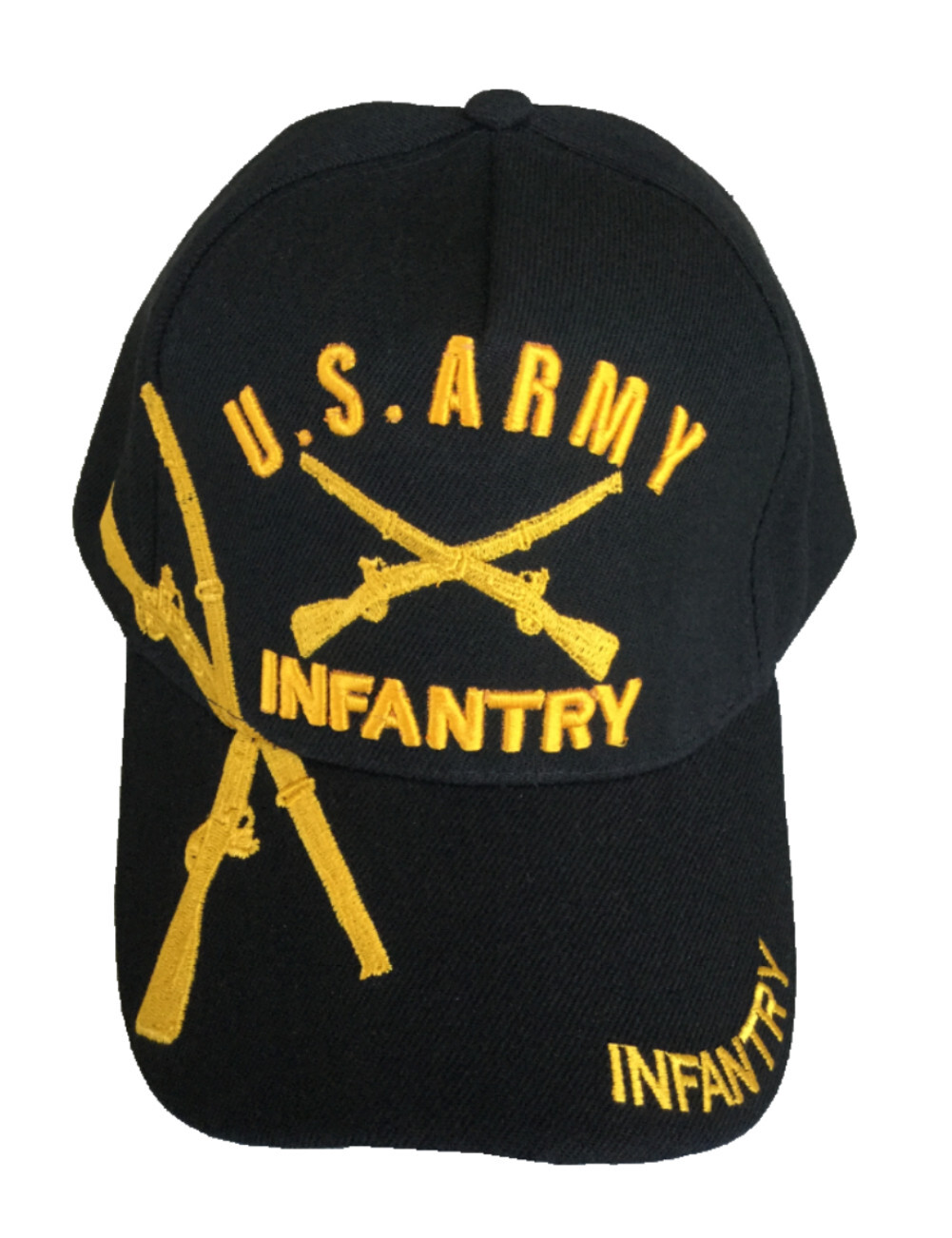 U.S. Army, Infantry, crossed rifles, black hat