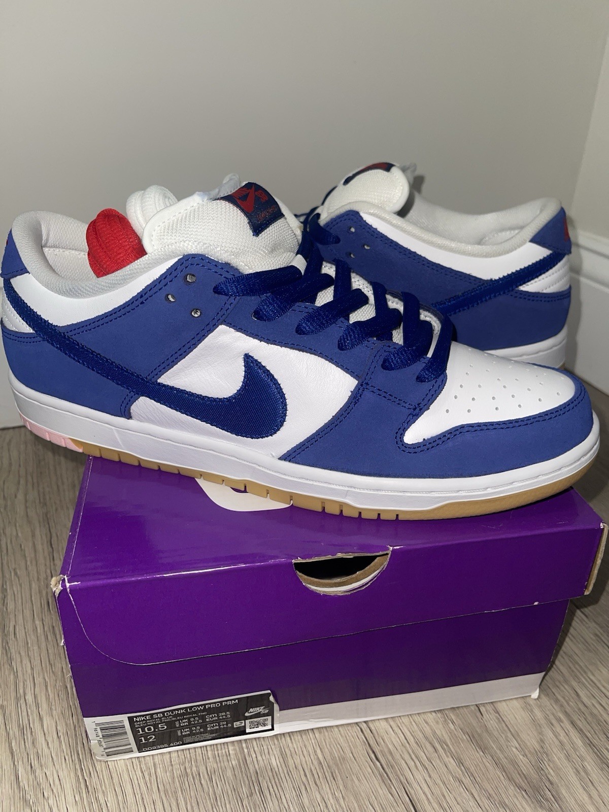 Nike SB Dunk Low Dodgers Brand New 10.5 Deep Royal Blue Ohtani Los Angeles LA DS