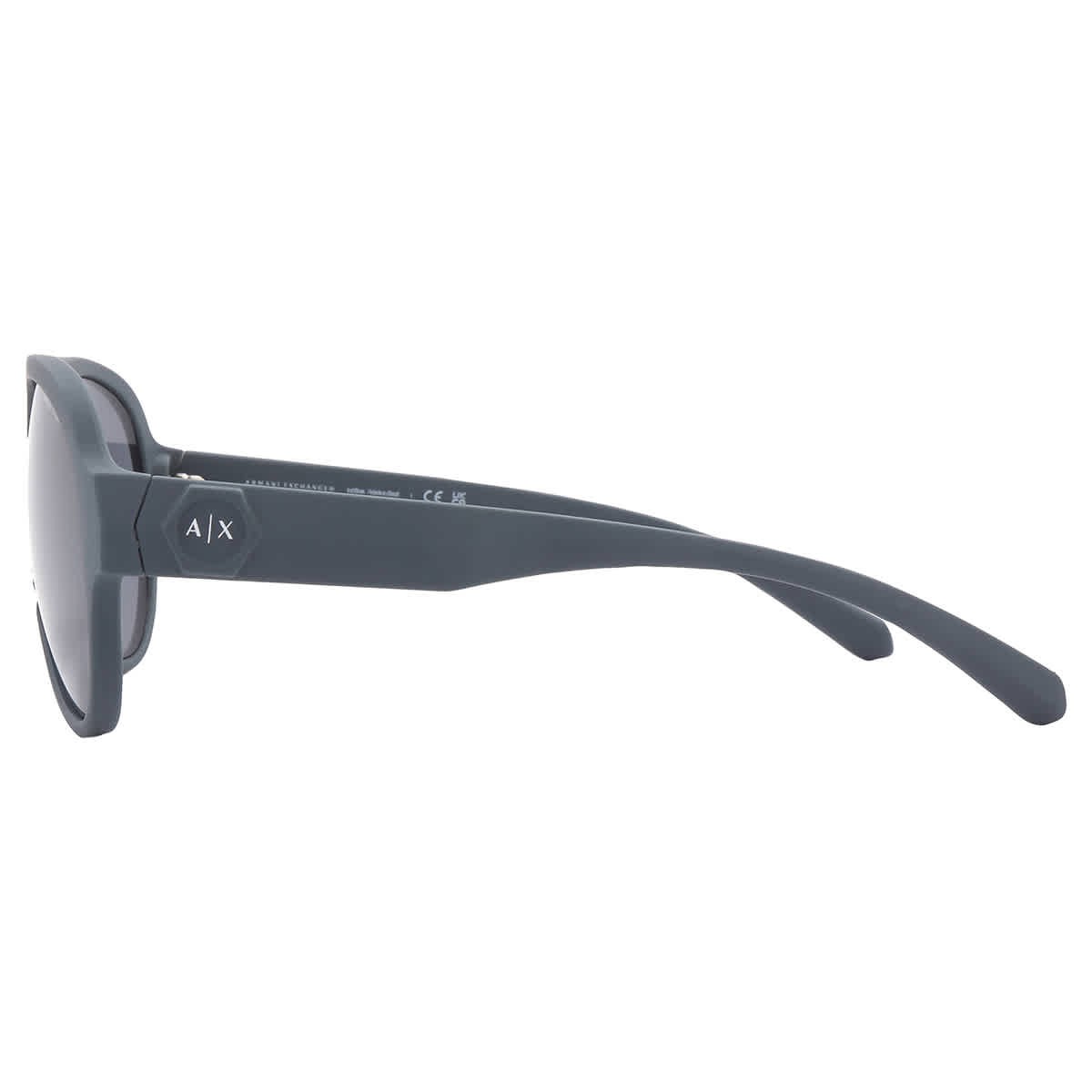 Armani Exchange Grey Mirror Pilot Men’s Sunglasses AX4126SU 83016G 58