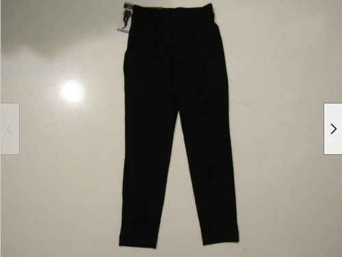 DALIA Womens Pants Pull On Slim Leg Modal Pants27 ” INSEAM (BLACK,XS) NWT
