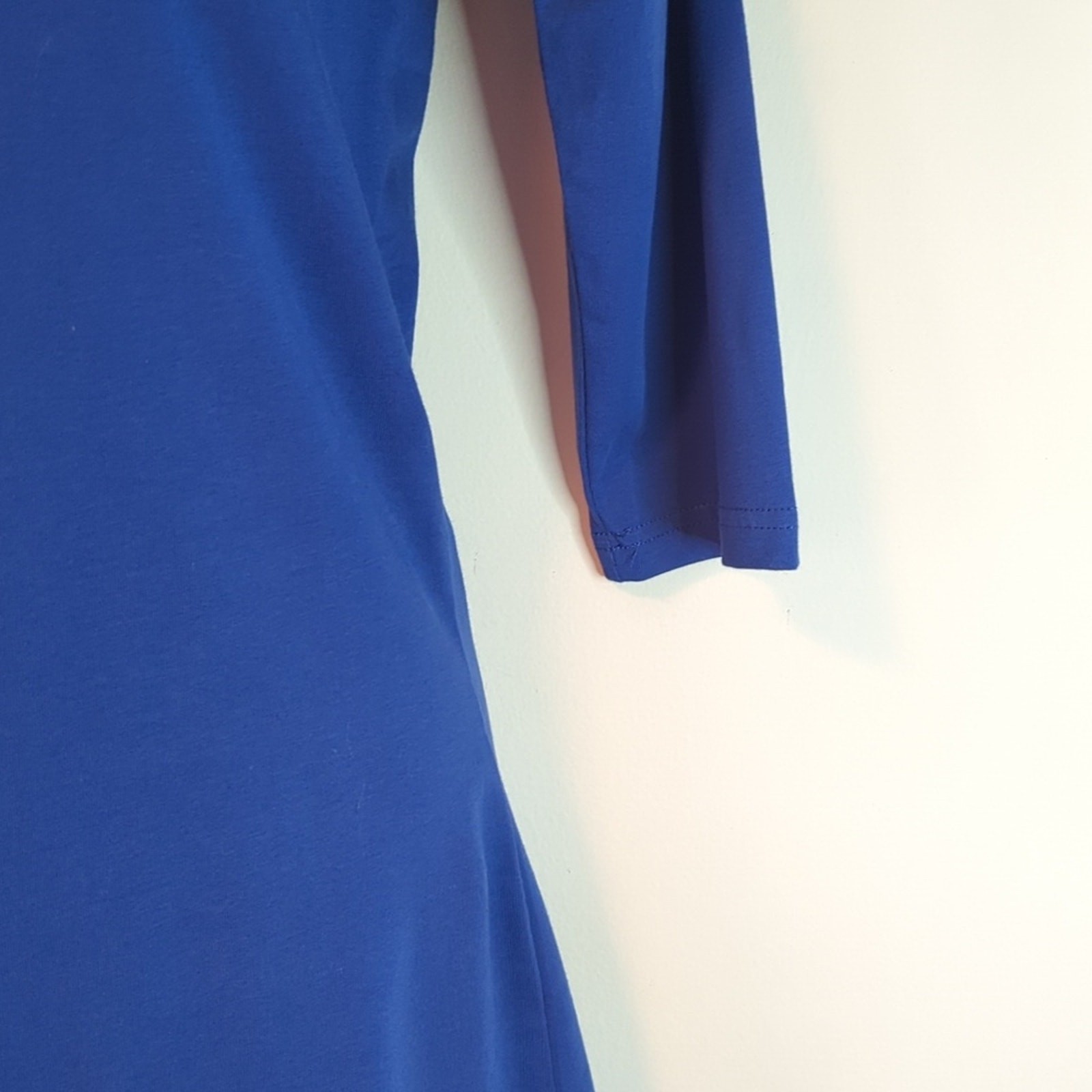 NWT Ana Clare Sophia Ruffle Neck Dress Navy XS