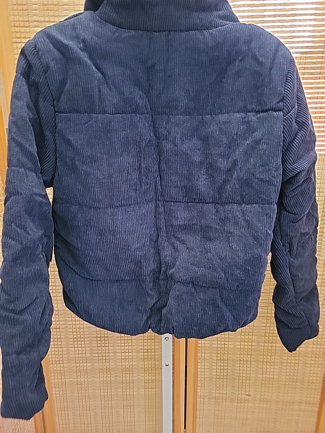 Ambiance Outerwear Jackets Womens Size Medium Blue Polyester Pockets Zipper