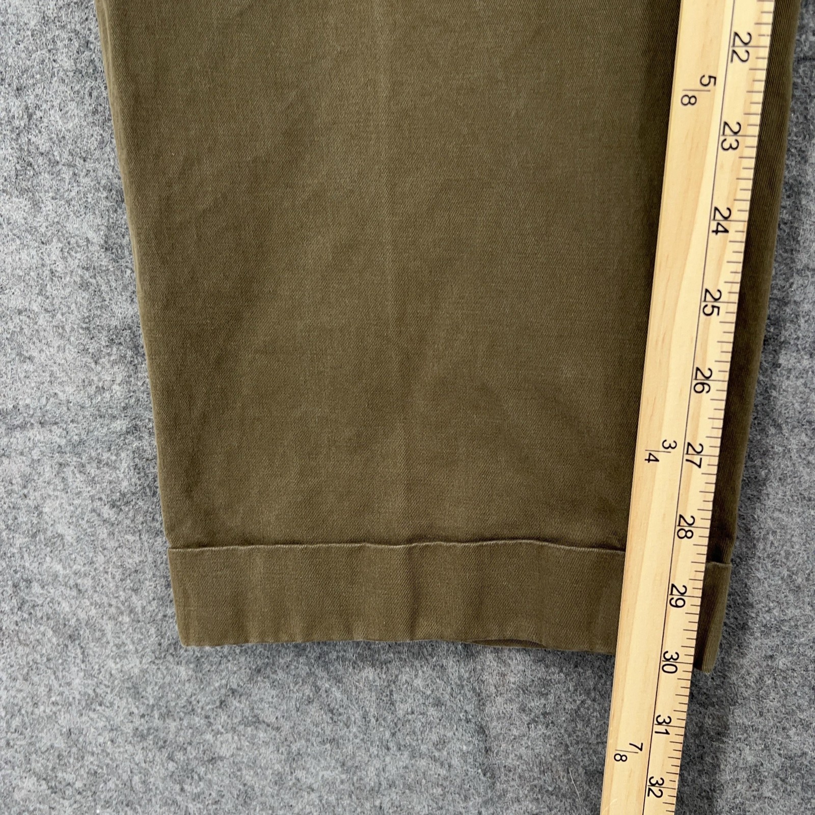 Daniel Cremieux Classics Pants Mens 35×32 Brown Pleated Cuffed Chino Classic Fit