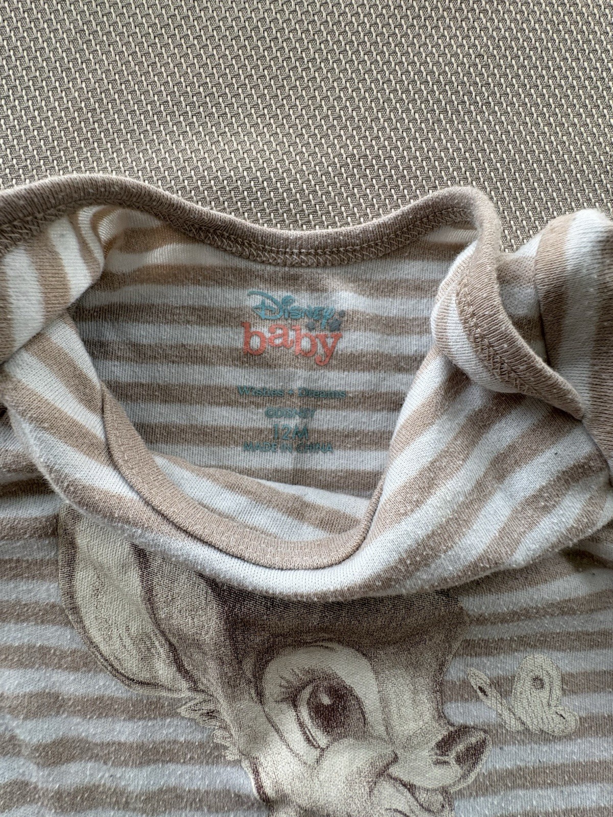 Disney Baby 12M Bodysuit Bundle Bambi Winnie The Pooh Piglet Cute Infant Set