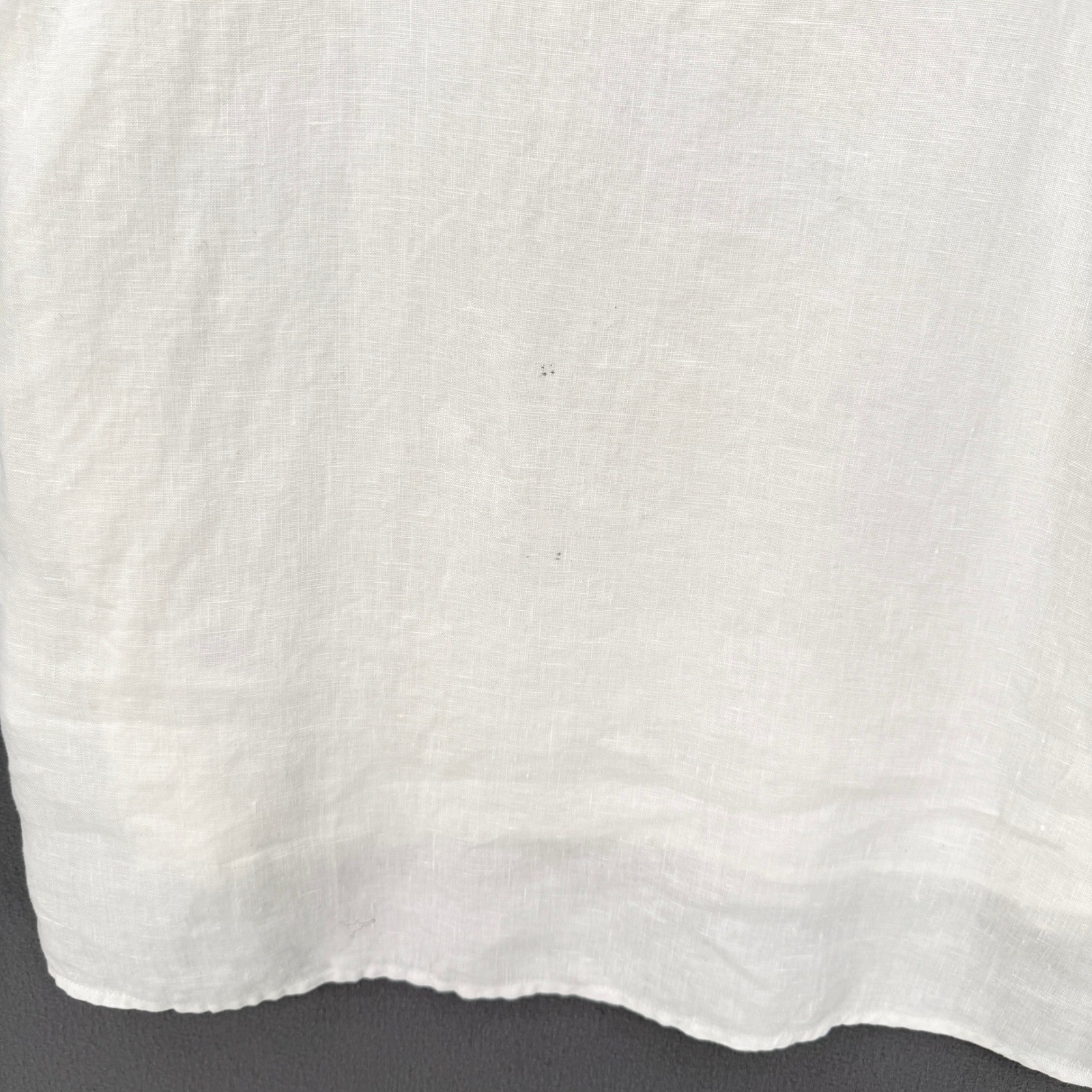 RESET by Jane Linen Mini Dress Womens Medium White Casual Travel Beach Pool