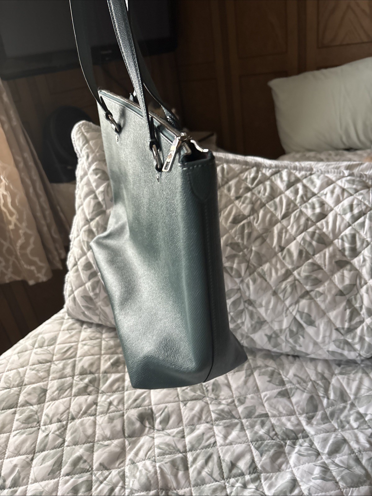 Coach Gallery Tote Women’s Leather Handbag – Green