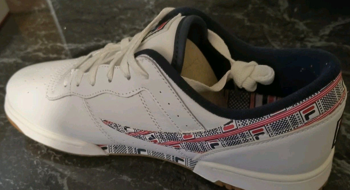 Fila Original Fitness Haze White/Fila Navy/Fila Red Classic Men’s Size 12 New