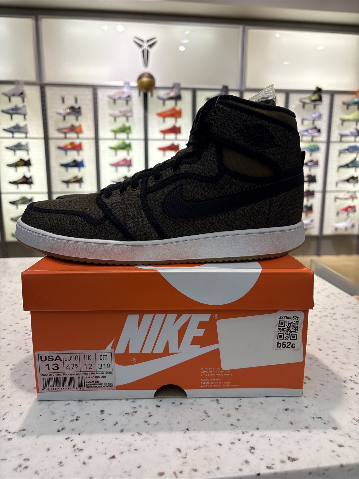 Size 13 – Air Jordan AJKO Retro High Militia Green