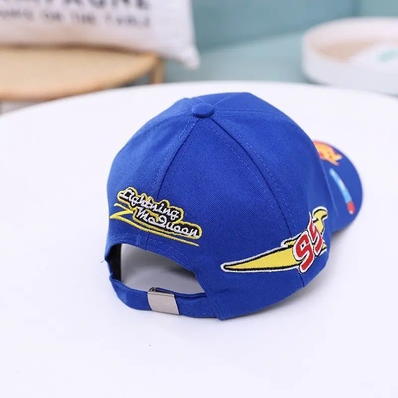 Lightning McQueen spring, autumn and summer children’s hat cartoon Cars peaked
