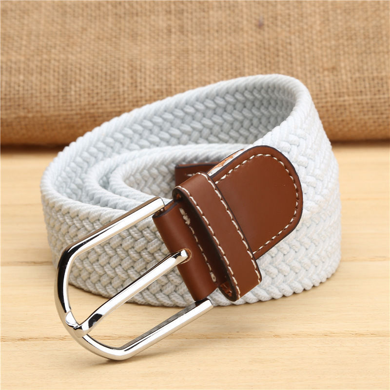Elastic Fabric Braided Belt, Enduring Stretch Woven Belt for Women men unisex