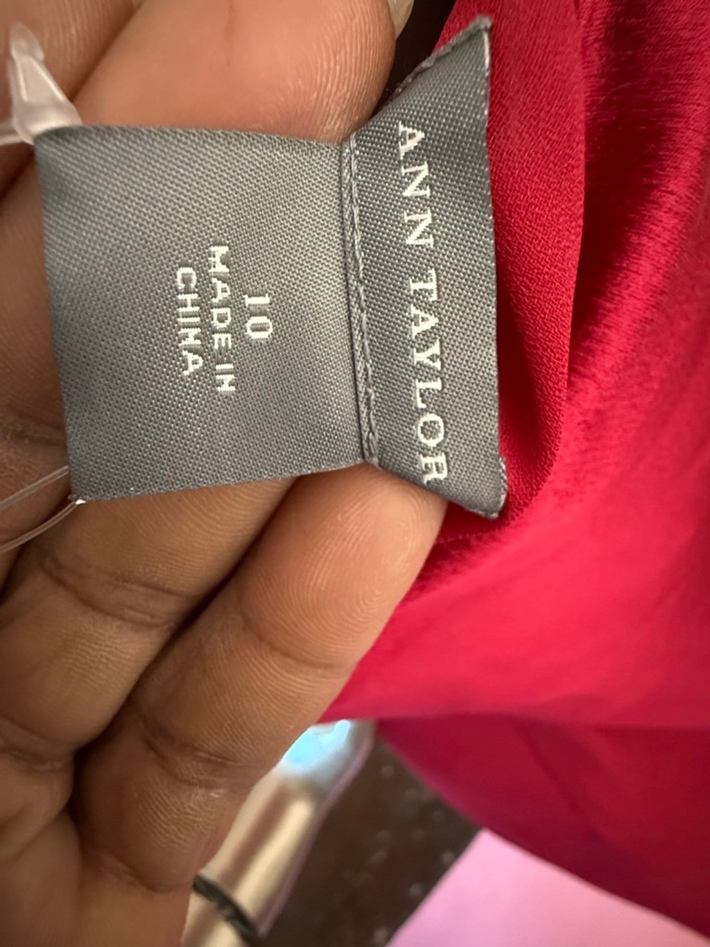 Ann Taylor 100% Silk Berry Satin Midi Slip Dress NWT Size 10 Lined Wedding Guest