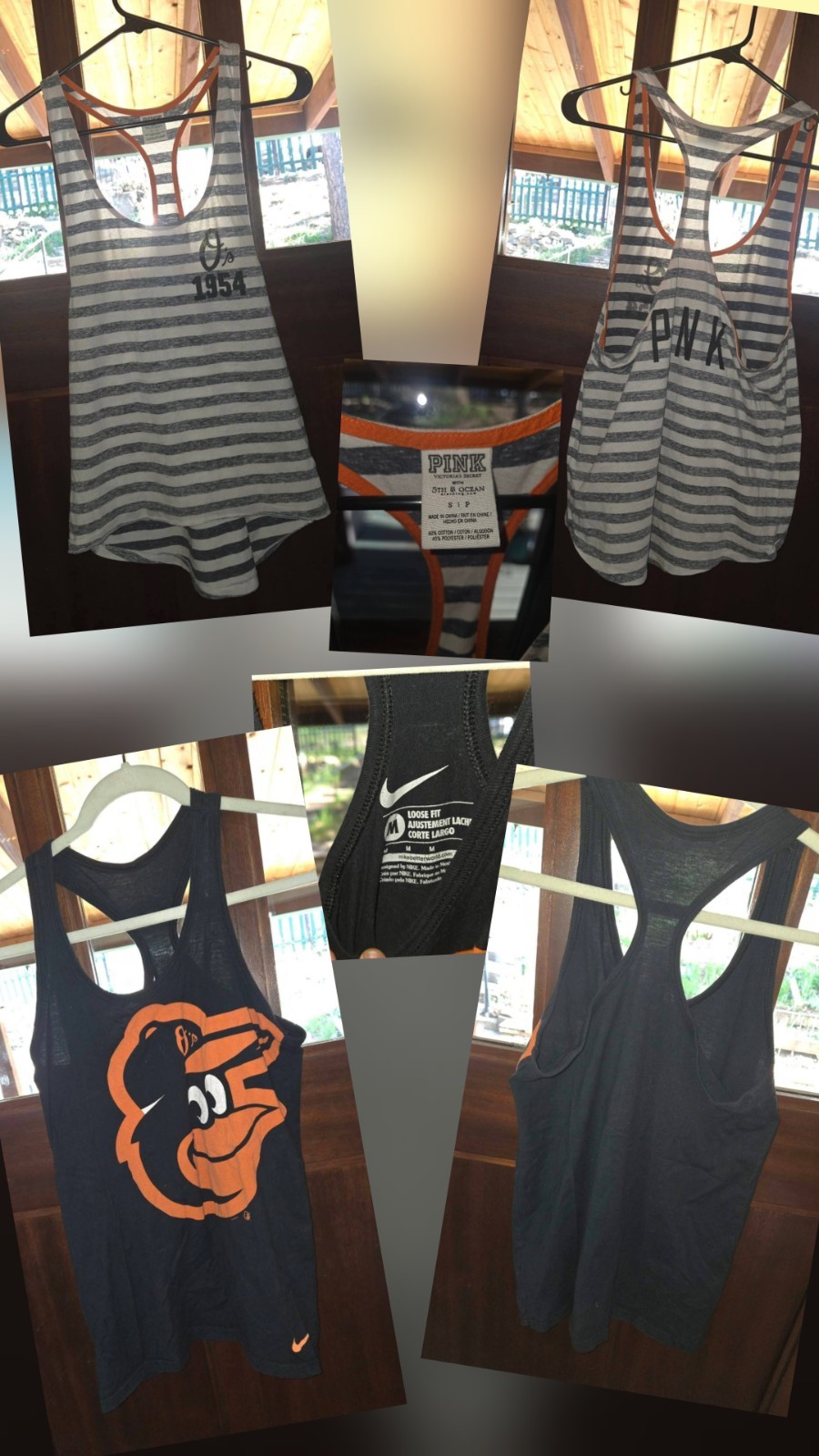 Victoria’s Secret PINK and Nike Baltimore Orioles Racerback Tank Bundle Size S/M