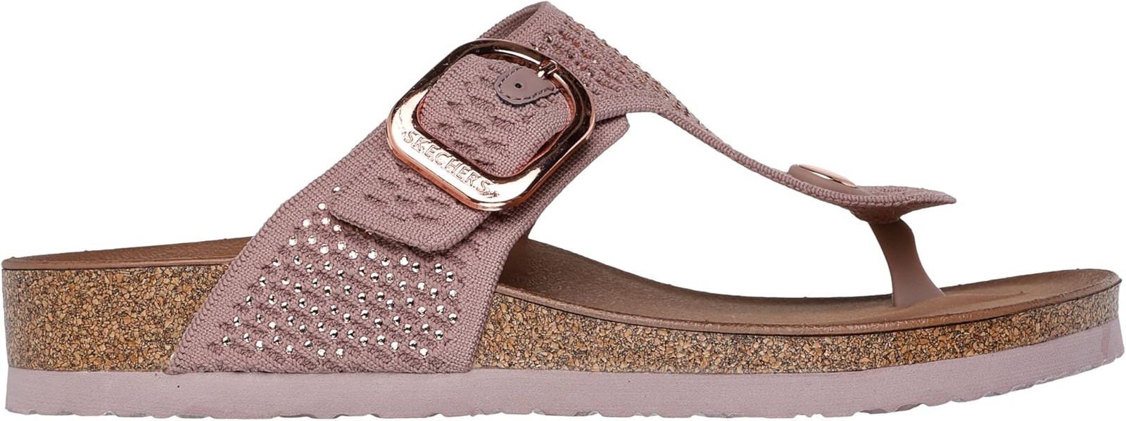 Skechers Women’s Arch Fit Granola – Enchanted Sparkle – MAUVE – 13.0