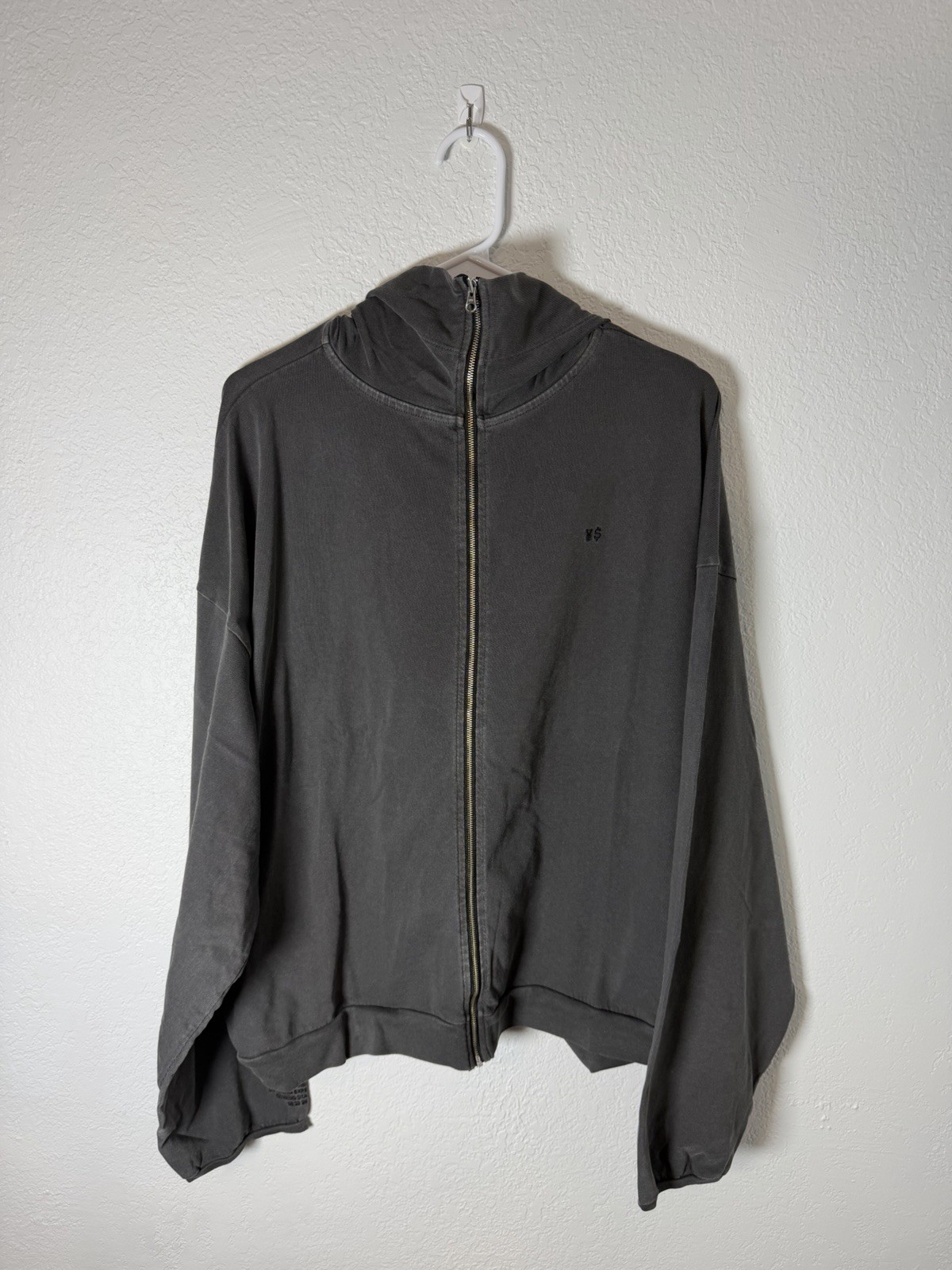 Kanye West Vultures Korea Exclusive Hoodie Black Zip Up SIZE 1 (S/M) Yeezy Merch