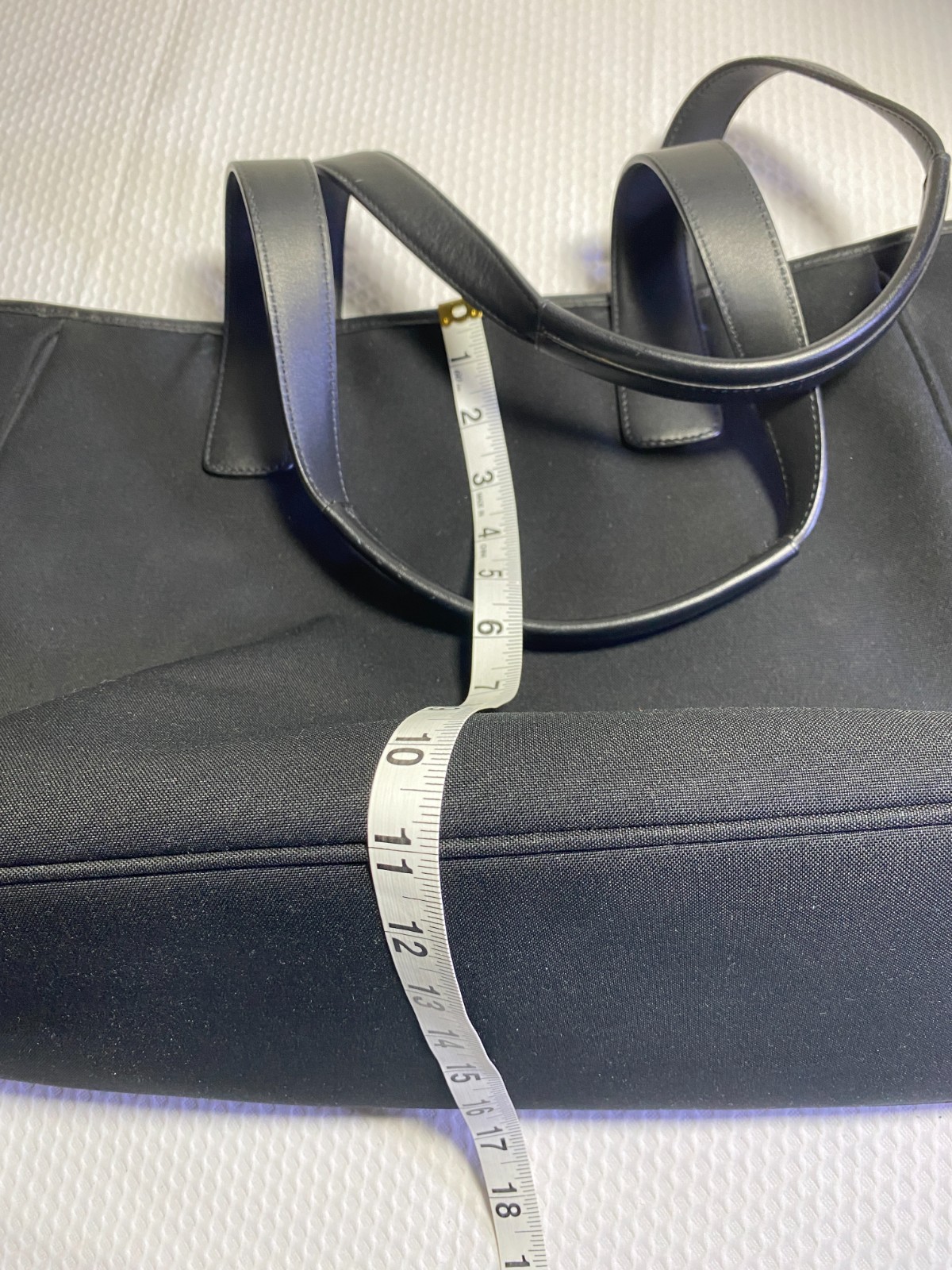 COACH Large Black Canvas Tote Bag Diaper Weekender Travel Carry On Handbag