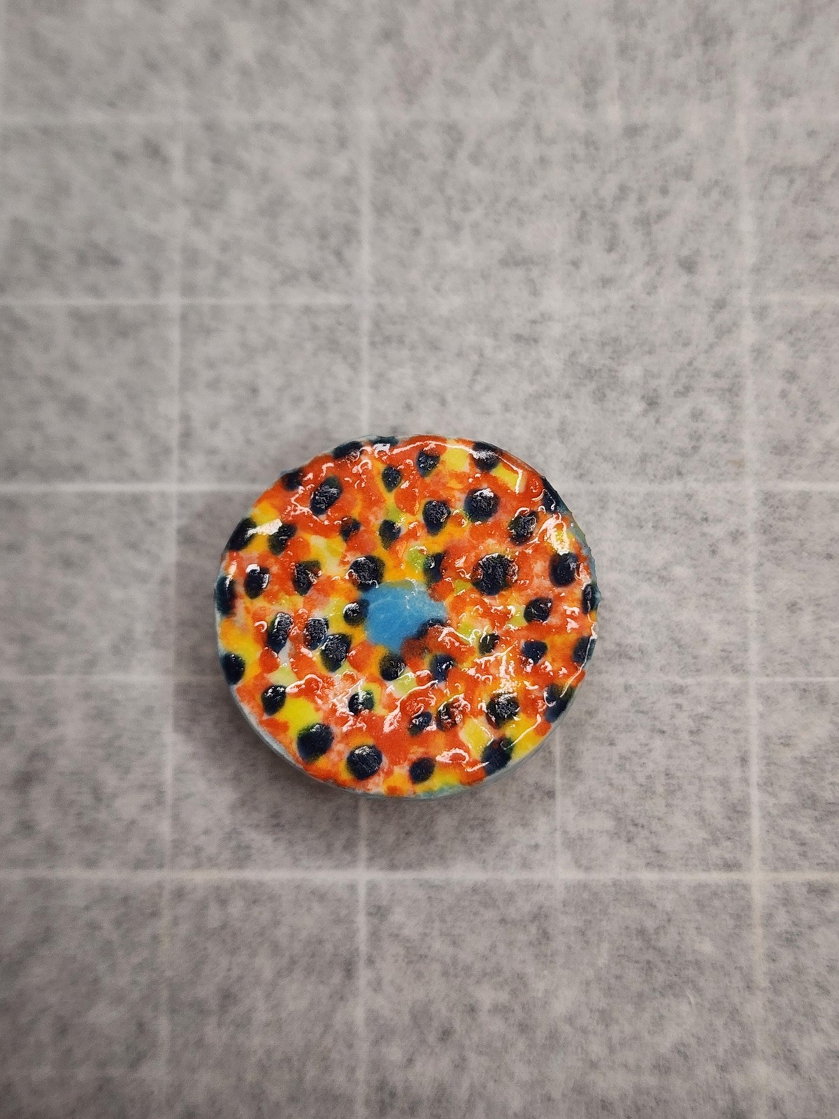 Mid to Lil CeramagnetsHandmade Ceramic Button Magnets – Wearable Art | Colorful
