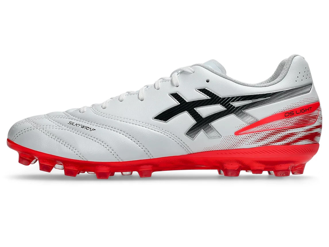 ASICS DS LIGHT PRO AG 1103A127 102 White Flash Red Soccer Cleats
