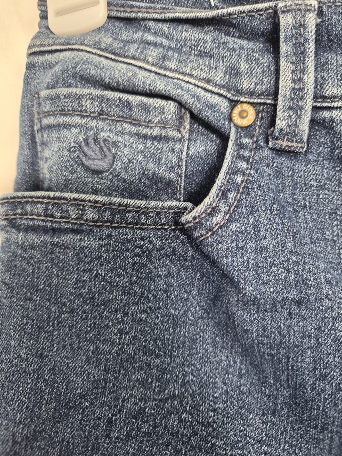 Gloria Vanderbilt Amanda Jeans Womens 8 Dark Wash Stretch Denim Pants