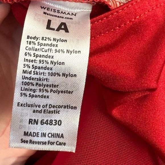 Weissman Dance Costume Menswear Party Dress Retro Red Size Adult Large NEW