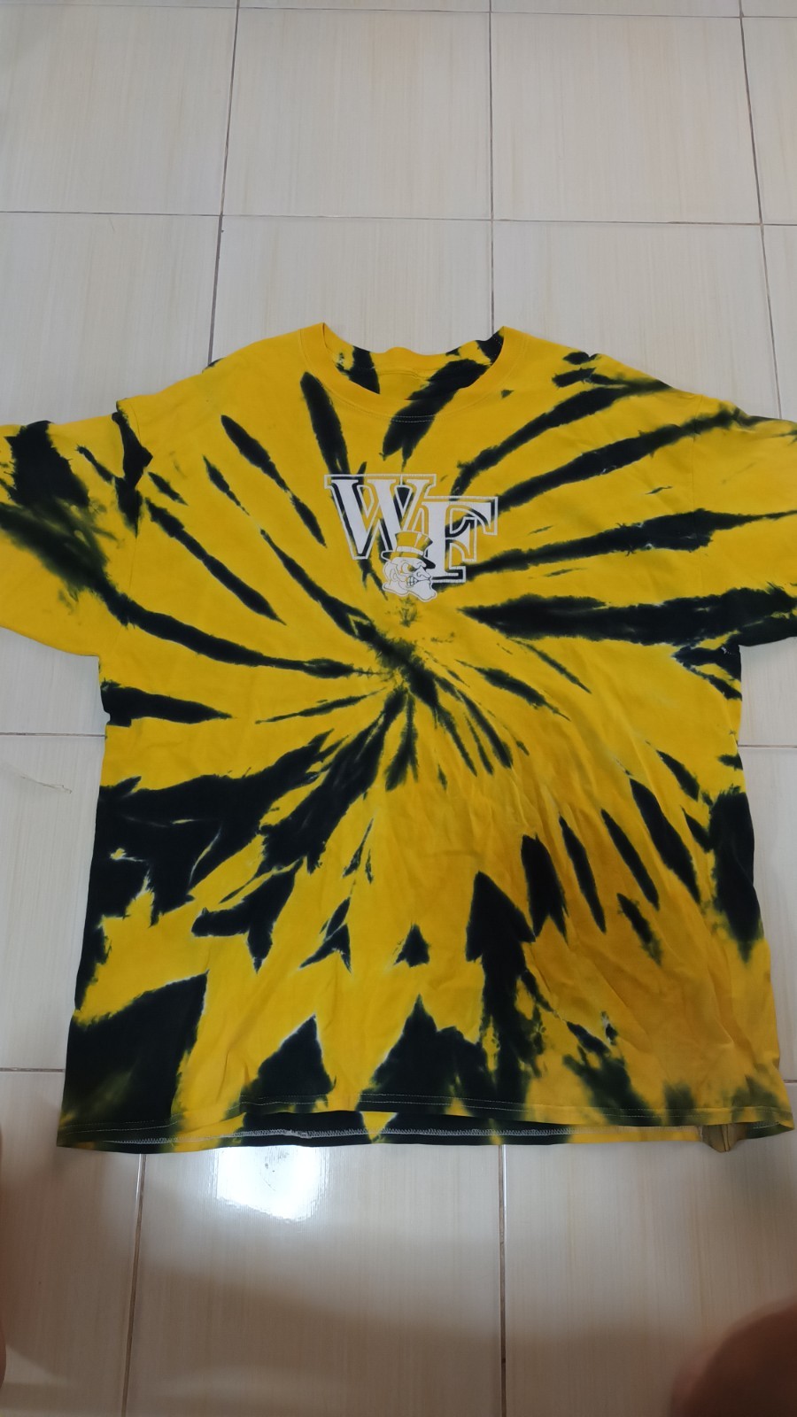 The Wake Forest Screamin’ Demon Tie Dyed T-Shirt Big size XXL
