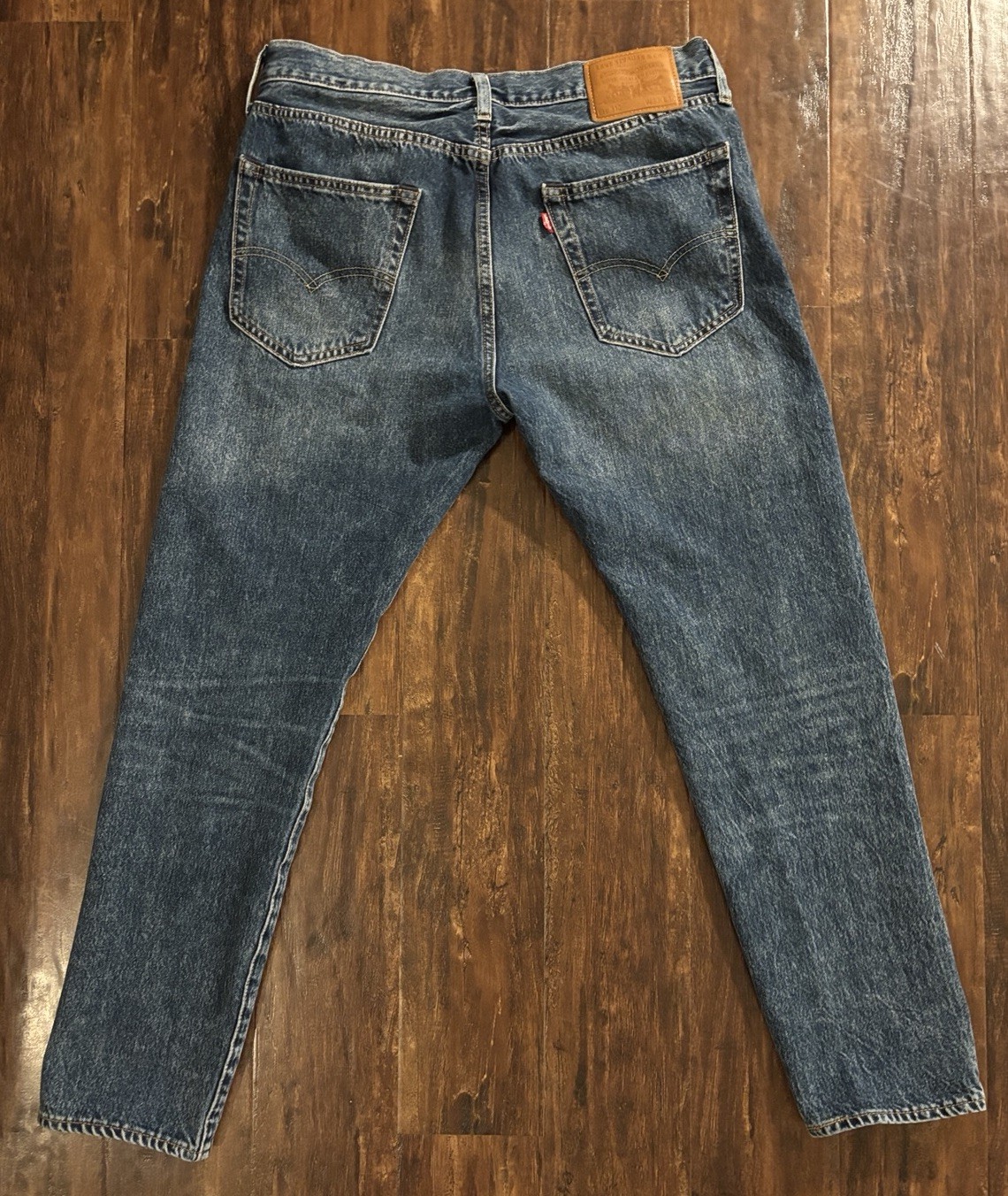 Levis 512 | Mens Jeans 33×30 Blue Denim Slim Taper Fit Dark Wash Red Tab Stretch