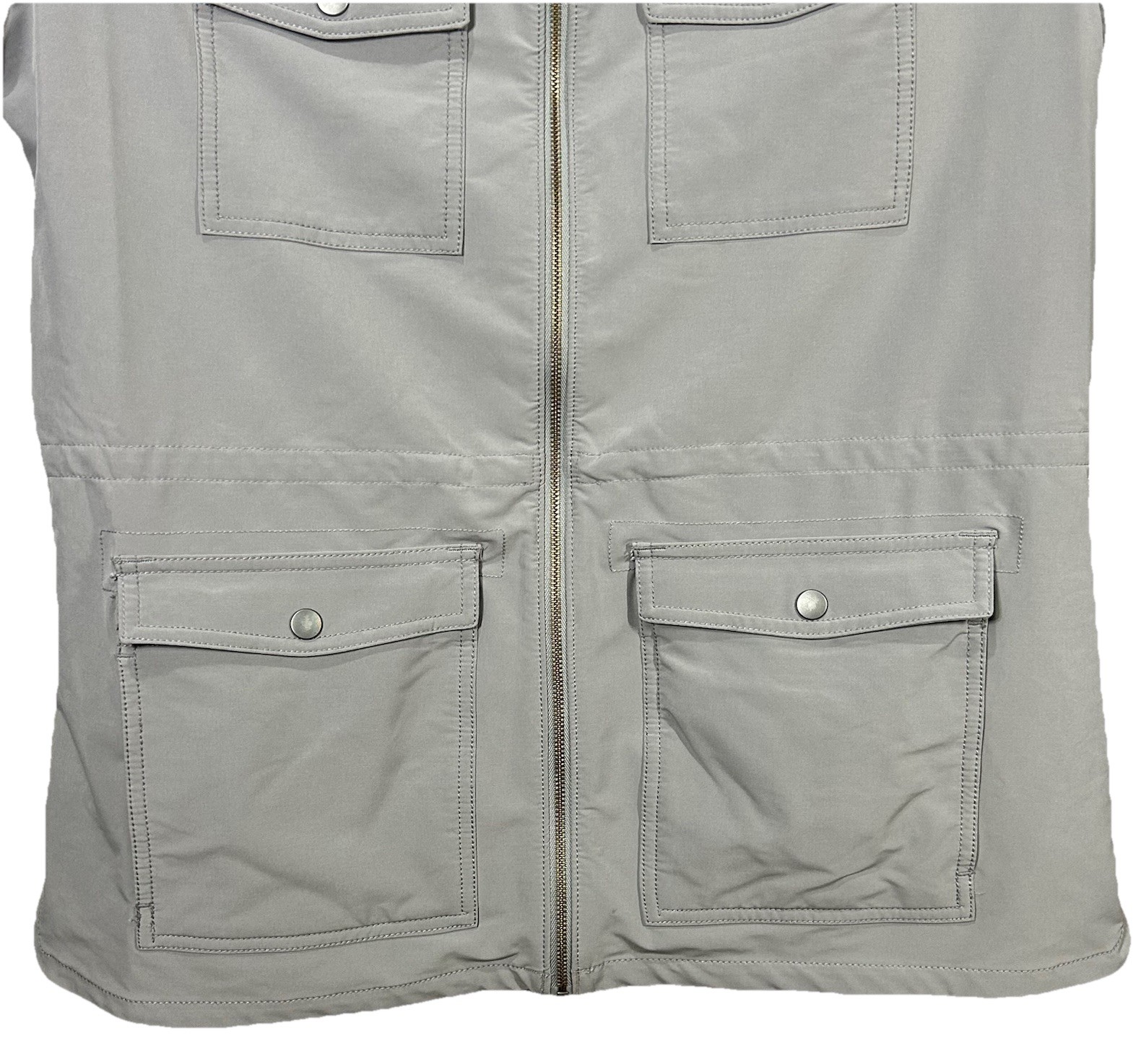 COLUMBIA Women Bomber Jacket Coat Size XL Gray Sport Coat Pockets
