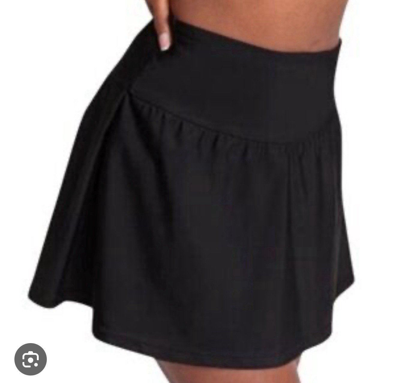 Empetua by Shapermint High-Waisted Full Coverage Swim Skirt – Black NWT