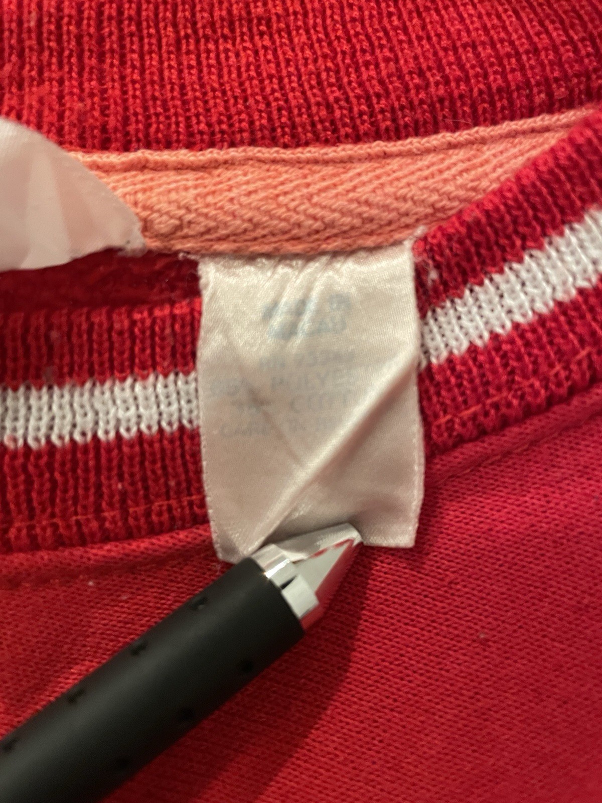 Vintage Le Coq Sportif Red Pull Over Sweater Womens Small 80s Preppy French