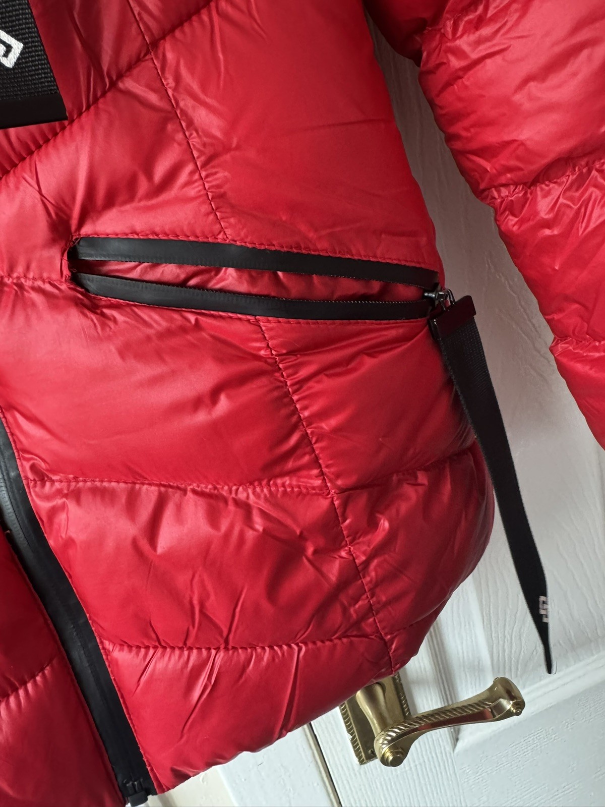 Saint & Sinner Red Puffer Jacket Size Uk 10 New Without Tags Women’s Clothing