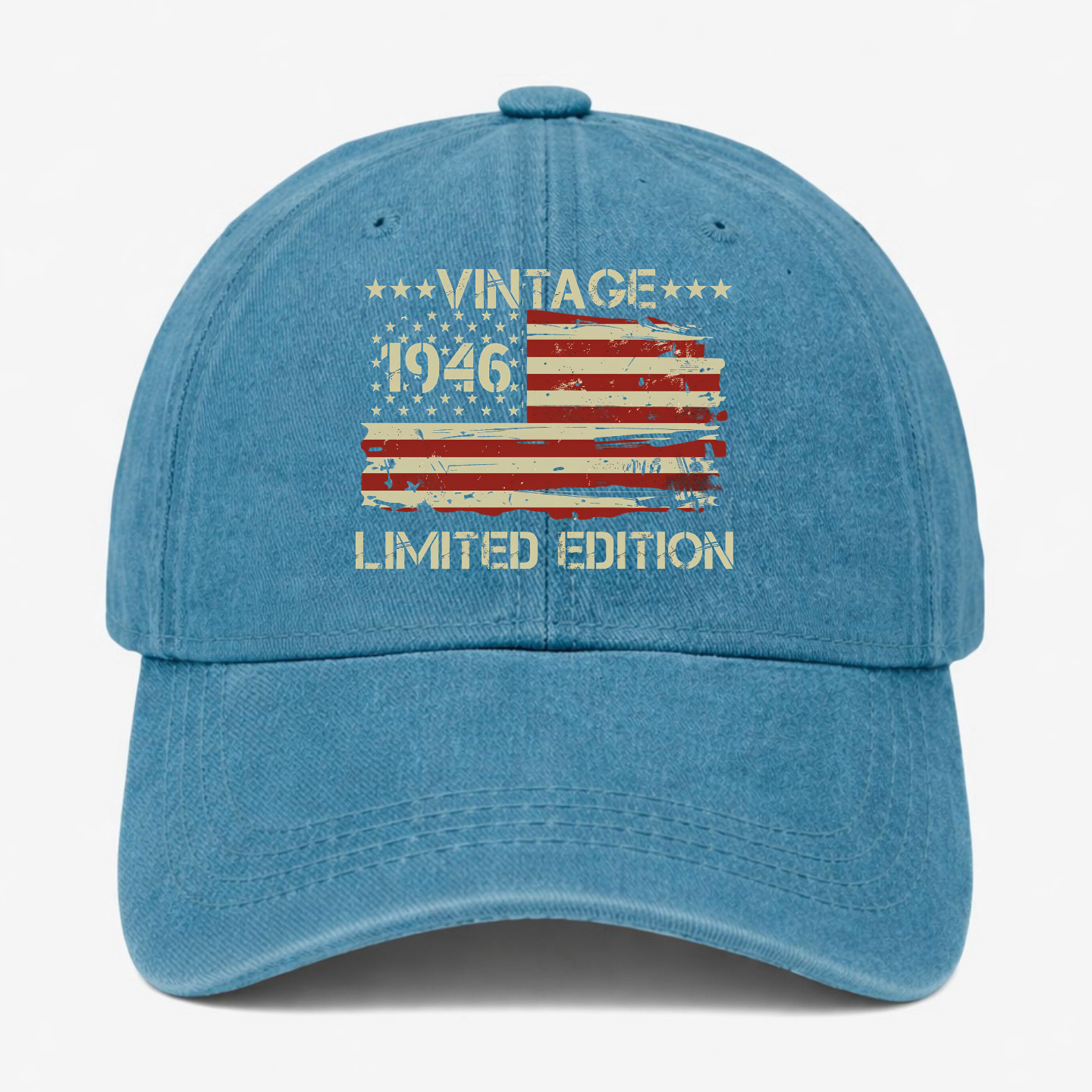 1946 Vintage Hat Limited Edition USA Flag Birthday Gift for Men Dad Adjustable