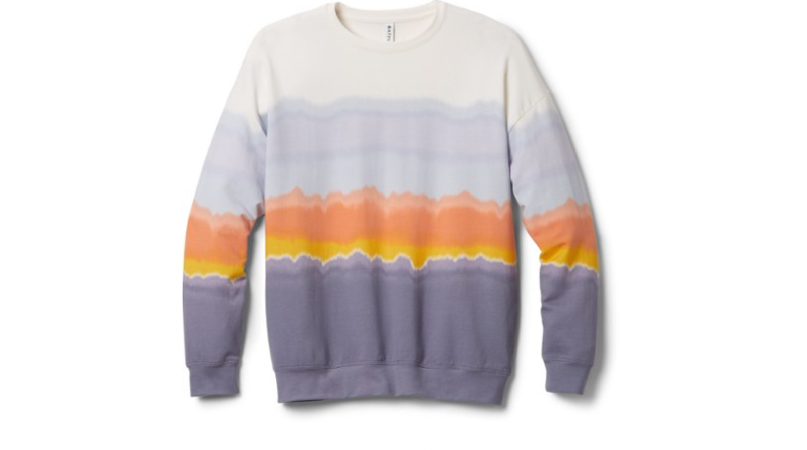 ATHLETA STUDIO TO SEA SPRAY STREET PRINTED BALANCE PULLOVER SWEATSHIRT Sz 3X