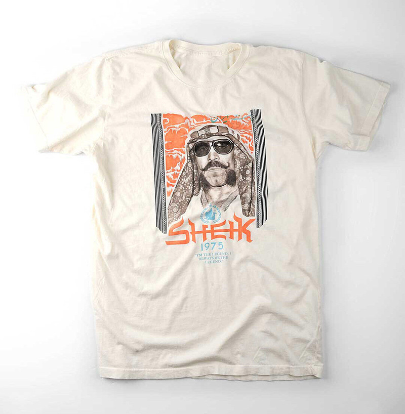 VTG 1975 The Iron Sheik Shirt Short Sleeve White Men Unisex S-5XL