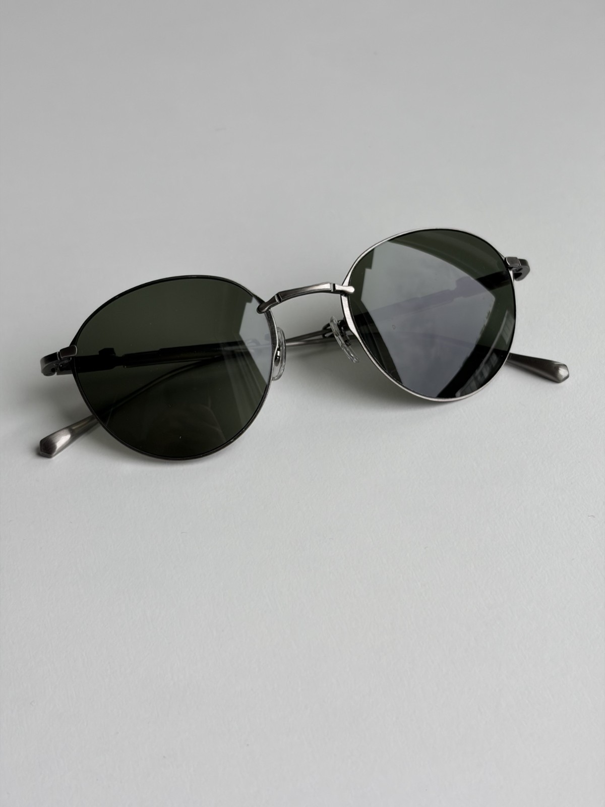 EXCELLENT Mr. Leight Mulholland 48 titanium sunglasses – Pewter/G15 – made in JP