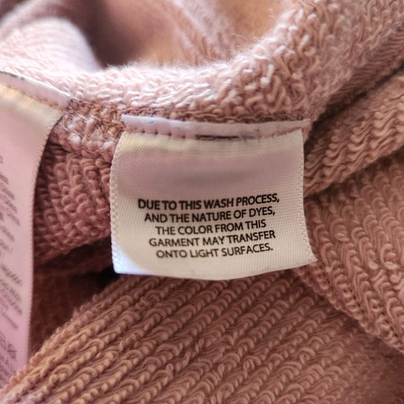 Madewell crewneck pullover sweatshirt XL light pink cozy warm fall basic