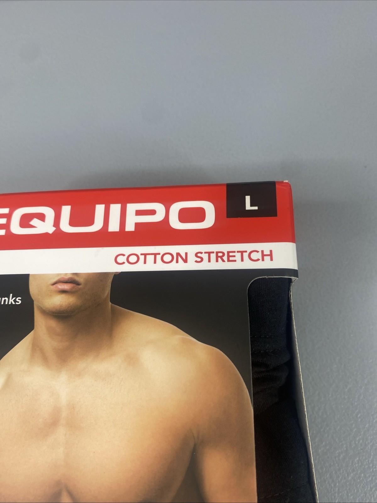 EQUIPO 3PK Trunks Large Cotton 4-Way Stretch Underwear Black 36-38 New Casual