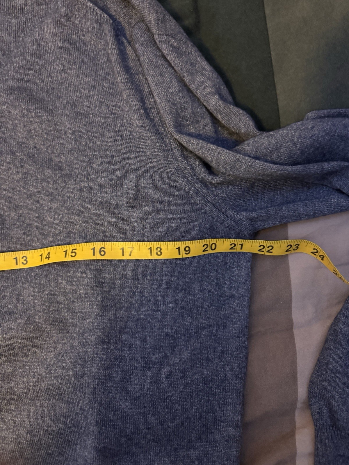 Loro Piana Blue Classic V-Neck Sweater Silk/Cashmere sz54 XL Made In Italy
