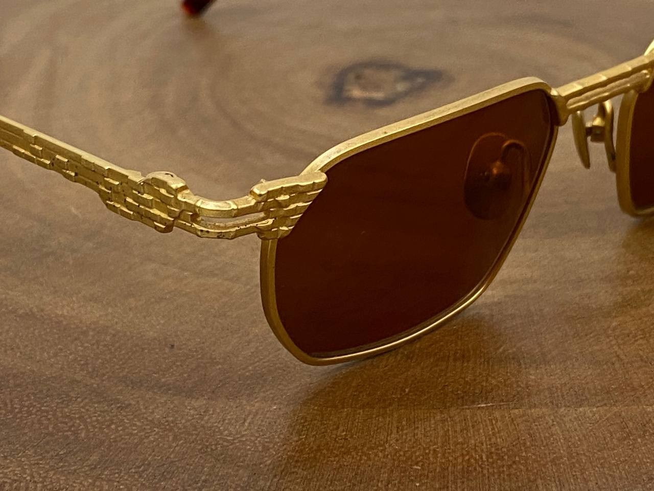 Koure Sunglasses Eyeglasses FRAME ONLY KR 8125 Gold 49 17 142 mm NO LENSES As is