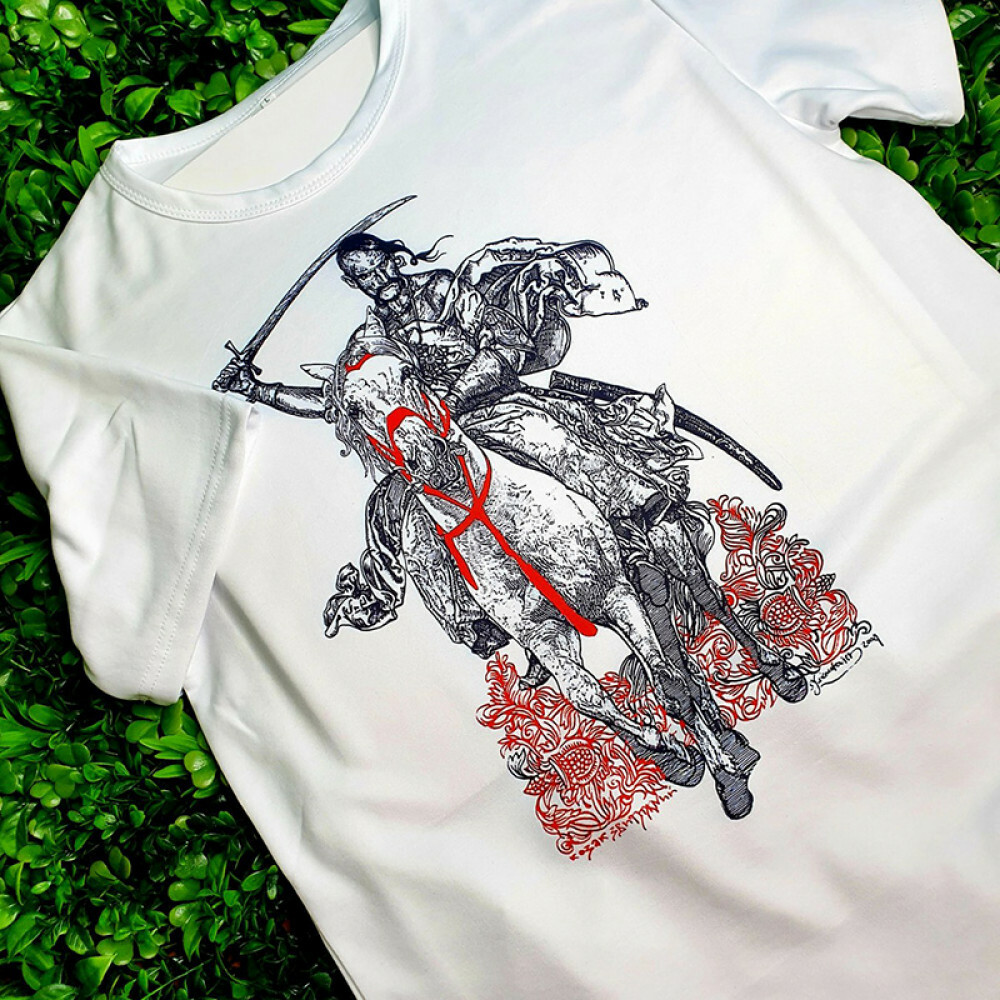 T-shirt Patriotic, T-shirt Ukraine, T-shirt Kozak