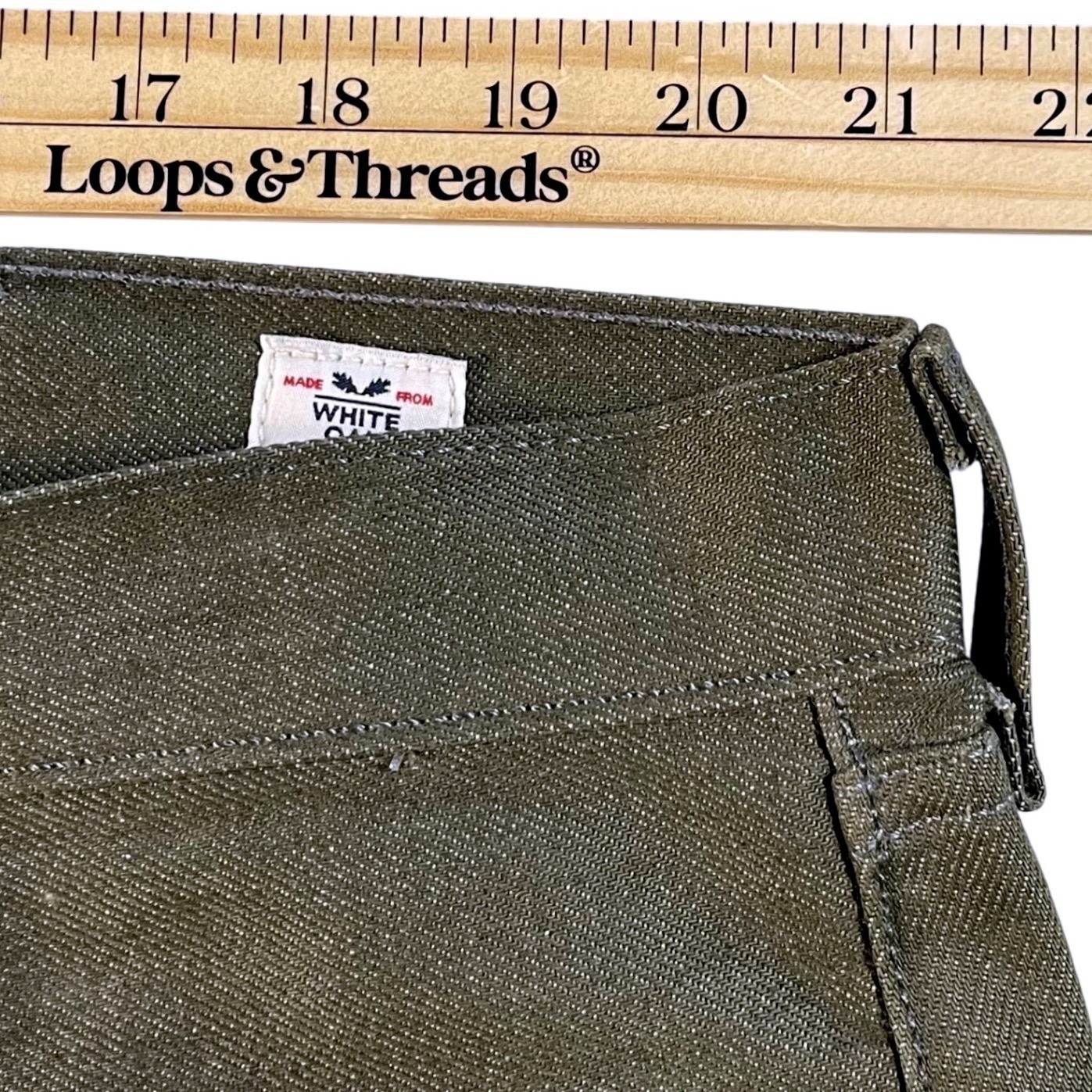 RARE Levi’s 501 White Oak Cone Moss Green Denim Jeans W42 L30 USA Selvedge