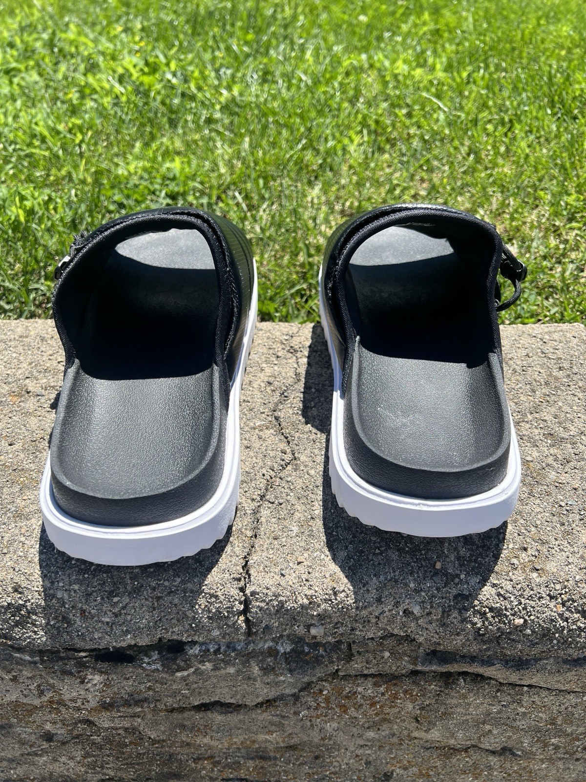 Vintage Nike Asuna Men’s Slide Sandals Black/White US 12 UK 11