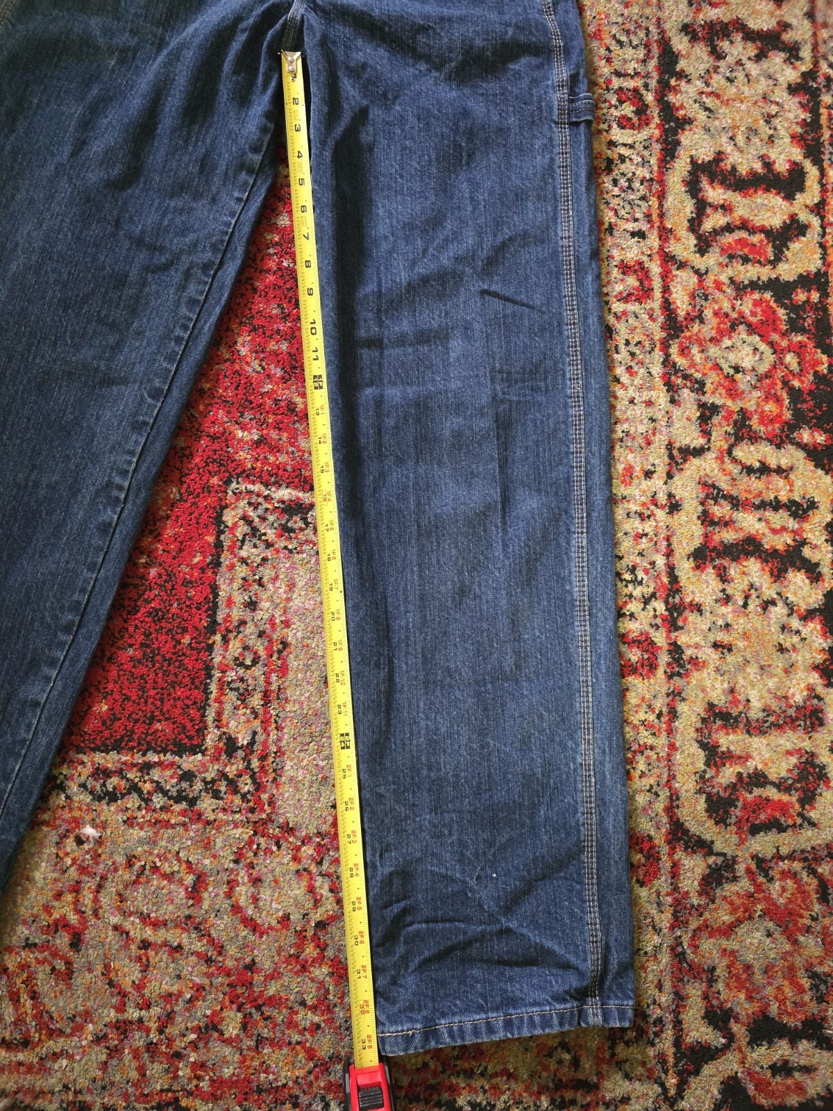 Dickies Carpenter Men’s Blue Dark Wash Denim Jean 5-Pocket 32×33