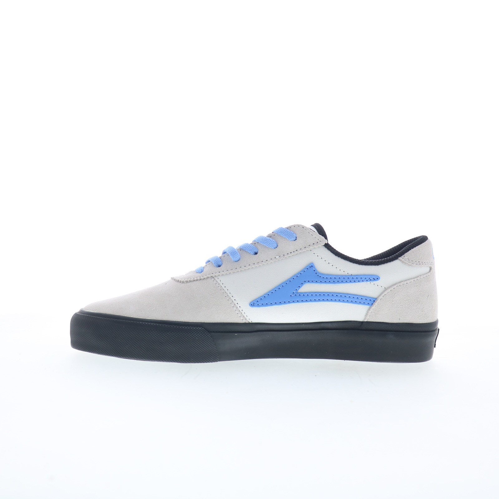 Lakai Manchester Mens White Suede Lace Up Skate Inspired Sneakers Shoes
