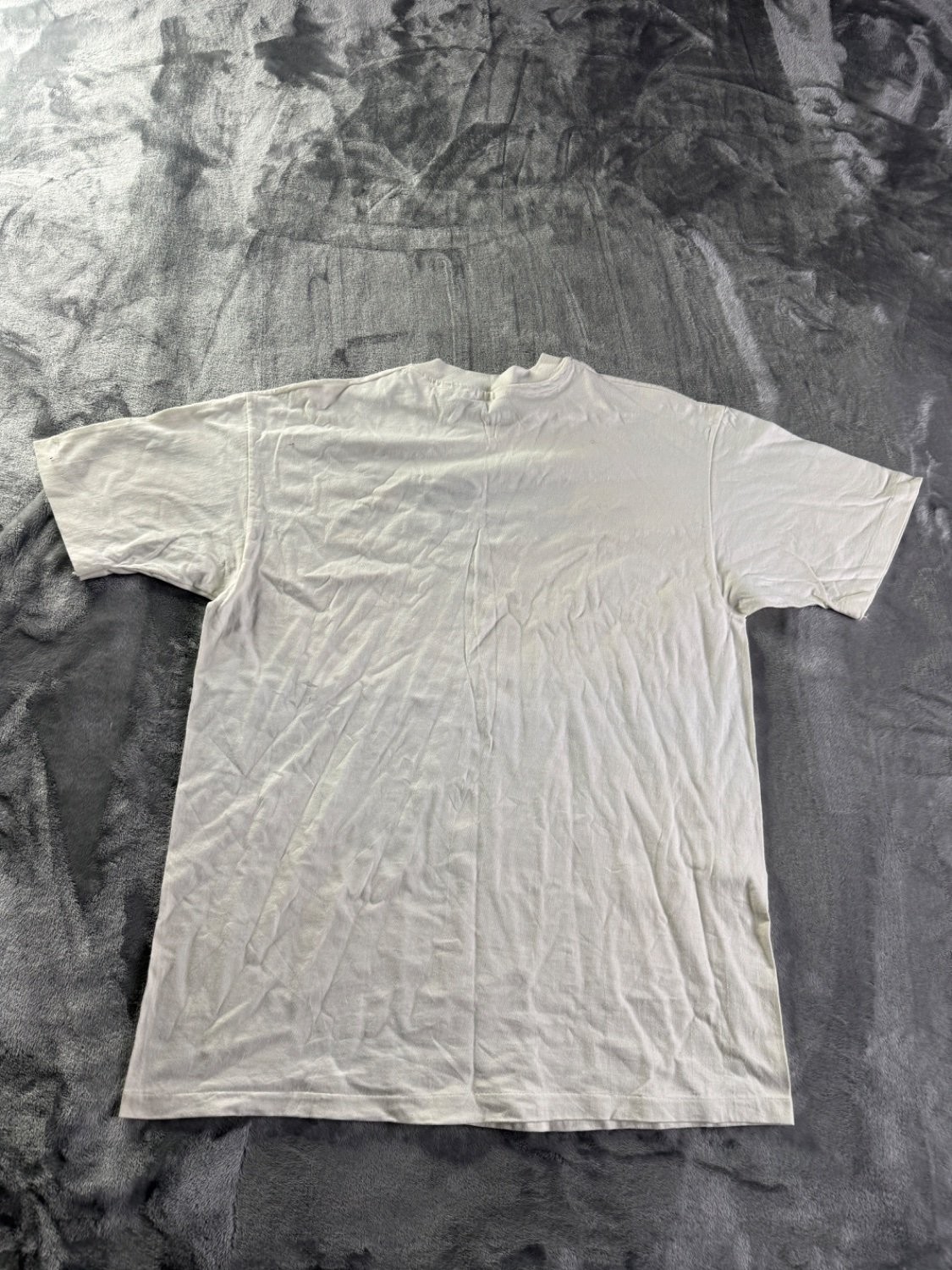 Hanes Beefy-T Men’s T-Shirt XL White Single Stitch Construction