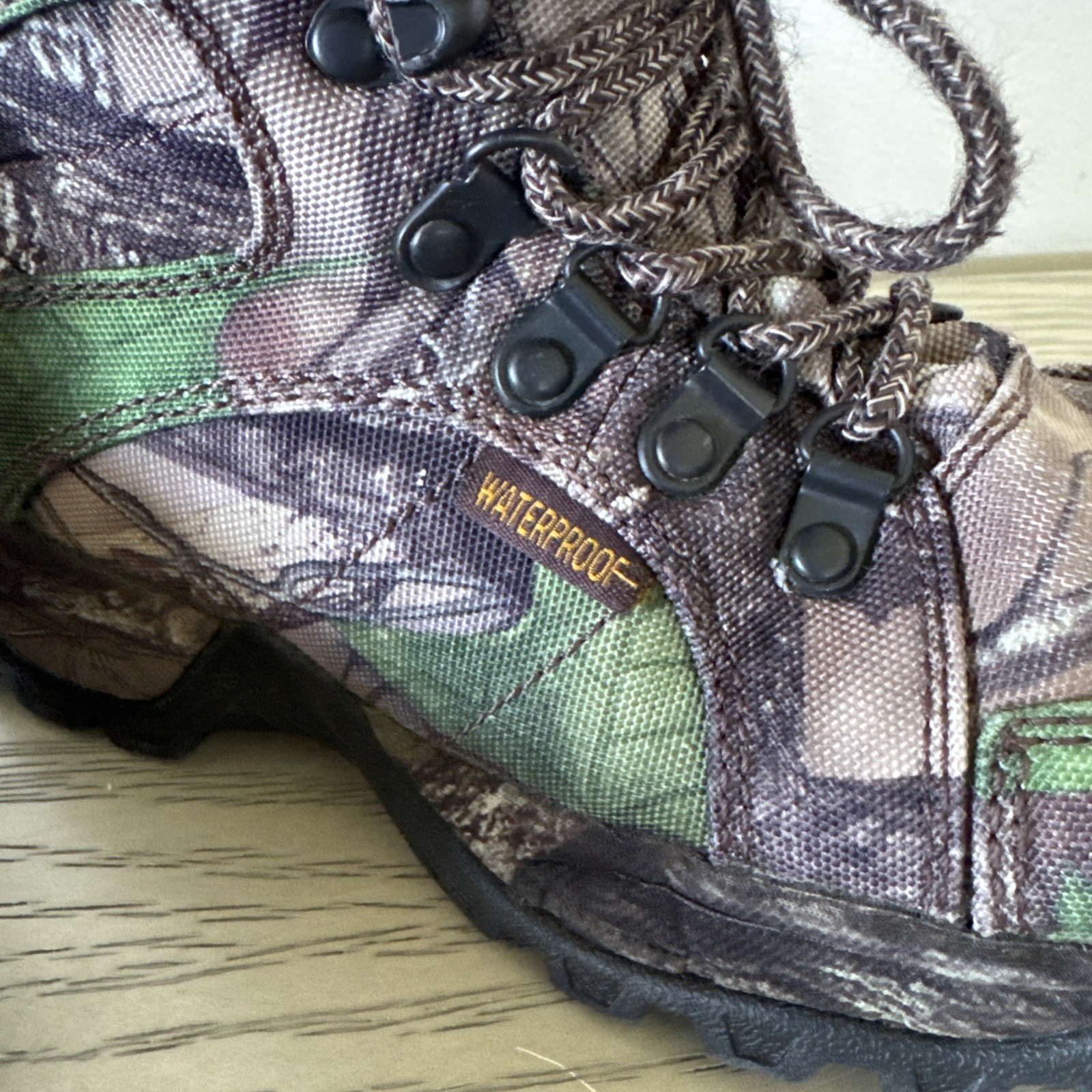 Red Head Brand Camo Cougar II 2 Hunting Boots Kids Size 5 Waterproof Youth