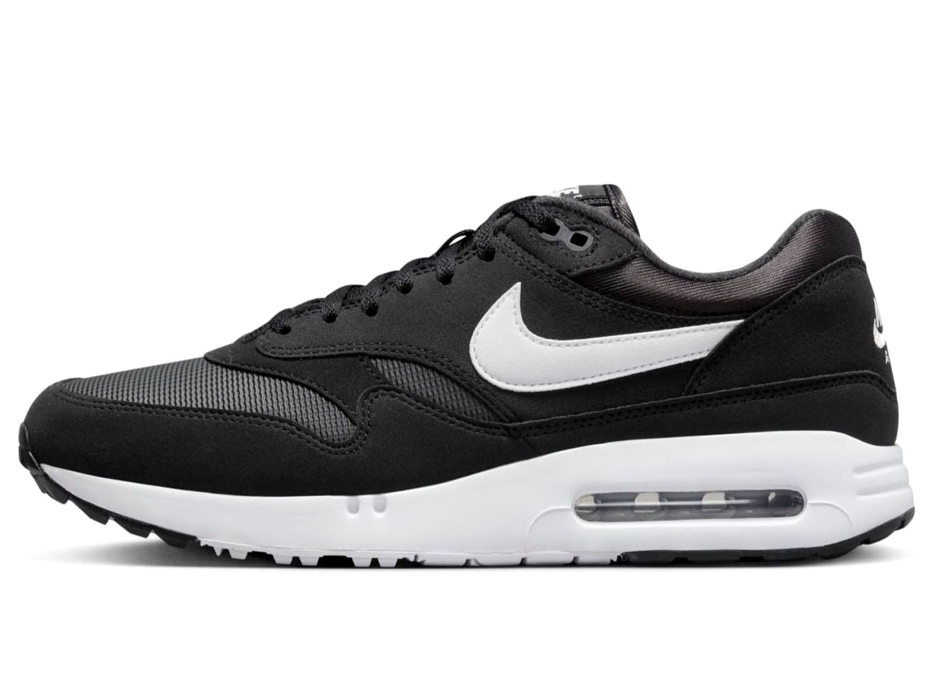 NEW MENS NIKE AIR MAX 1 86 OG G BLACK WHITE GOLF SHOES – DV1403 010