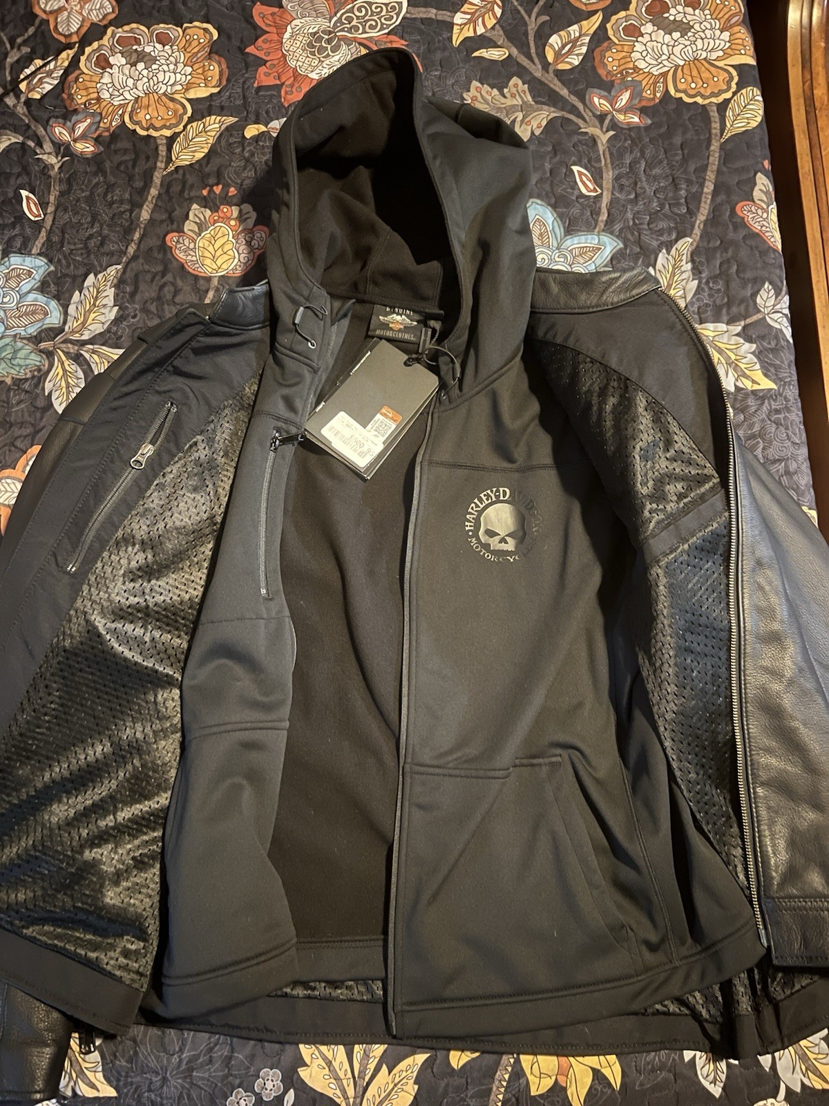 Harley Davidson 3-in-1 Aurora II Men’s Leather Jacket NWT XL